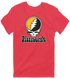 Pittsburgh Baseball Stealie Grateful Dead T-Shirt — Pittsburgh Pirates — Heather Red