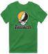 Pittsburgh Baseball Stealie Grateful Dead T-Shirt — Pittsburgh Pirates — Irish Green