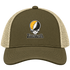 Pittsburgh Baseball Stealie Grateful Dead Trucker Cap — Pittsburgh Pirates — Moss/Khaki