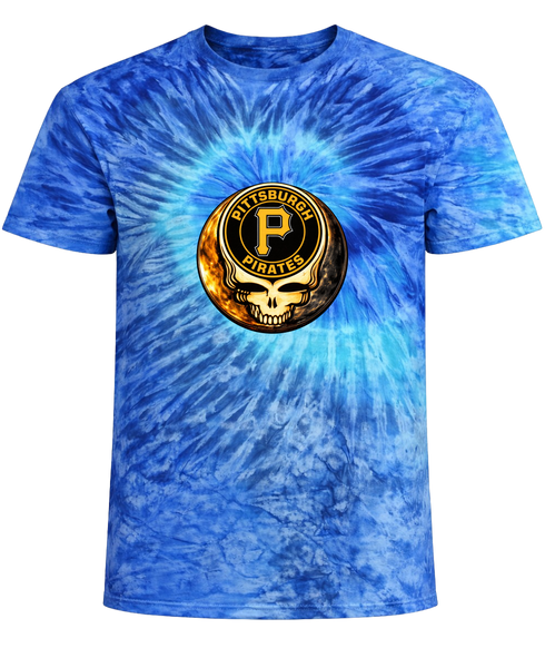 Pittsburgh Pirates Crystal Stealie Tie-Dye T-Shirt