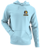Pittsburgh Helmet Stealie Premium Unisex Hoodie — Pittsburgh Steelers — Light Blue