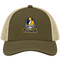 Pittsburgh Helmet Stealie Premium Unisex Trucker Cap — Pittsburgh Steelers — Moss/Khaki