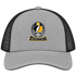Pittsburgh Helmet Stealie Premium Unisex Trucker Cap — Pittsburgh Steelers — Heather Grey/Black