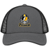 Pittsburgh Helmet Stealie Premium Unisex Trucker Cap — Pittsburgh Steelers — Charcoal/Black