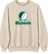 Plymouth Stealie Premium Unisex Crewneck — Design: Plymouth College — Sand