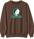 Plymouth Stealie Premium Unisex Crewneck — Design: Plymouth College — Brown