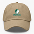 Plymouth Stealie Premium Unisex Dad Hat — Design: Plymouth College — Khaki
