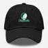 Plymouth Stealie Premium Unisex Dad Hat — Design: Plymouth College — Black