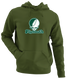 Plymouth Stealie Premium Unisex Hoodie — Design: Plymouth College — Military Green