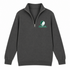 Plymouth Stealie Premium Unisex Quarter-Zip — Design: Plymouth College — Charcoal