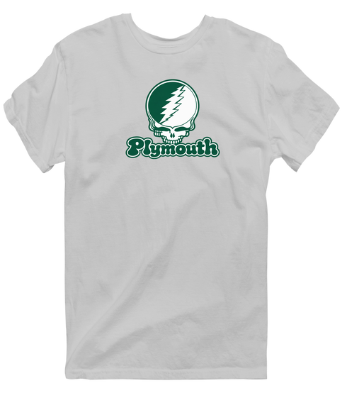 Plymouth Stealie Premium Unisex T-Shirt — Design: Plymouth College — Sport Grey