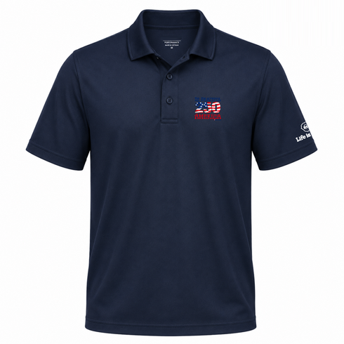 Be Grateful America Premium Performance Polo