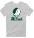 Portland Stealie Premium Unisex T-Shirt — Design: Portland State University — Sport Grey