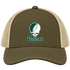 Portland Stealie Premium Unisex Trucker Cap — Design: Portland State University — Moss/Khaki