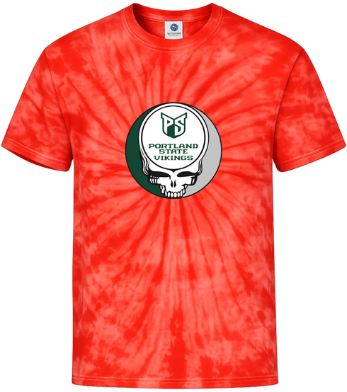 Portland State University Stealie Tie-Dye T-Shirt