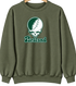 Portland Stealie Premium Unisex Crewneck — Design: Portland State University — Military Green