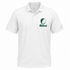 Portland Stealie Premium Unisex Polo — Design: Portland State University — White