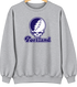 Portland Stealie Premium Unisex Crewneck — Design: Portland University of — Sport Grey