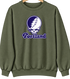 Portland Stealie Premium Unisex Crewneck — Design: Portland University of — Military Green