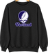 Portland Stealie Premium Unisex Crewneck — Design: Portland University of — Black