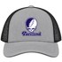 Portland Stealie Premium Unisex Trucker Cap — Design: Portland University of — Heather Grey/Black
