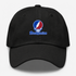 Presbyterian Stealie Premium Unisex Dad Hat — Design: Presbyterian College — Black