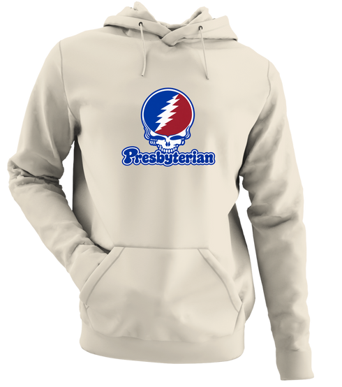 Presbyterian Stealie Premium Unisex Hoodie — Design: Presbyterian College — Sand