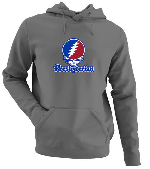 Presbyterian Stealie Premium Unisex Hoodie — Design: Presbyterian College — Charcoal