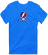 Presbyterian Stealie Premium Unisex T-Shirt — Design: Presbyterian College — Royal