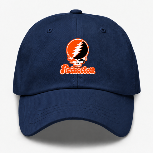 Princeton Stealie Premium Unisex Dad Hat — Design: Princeton University — Navy