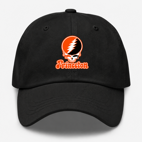 Princeton Stealie Premium Unisex Dad Hat — Design: Princeton University — Black