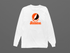 Princeton Stealie Premium Unisex Long-Sleeve — White
