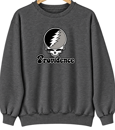 Providence Stealie Premium Unisex Crewneck — Design: Providence College — Dark Heather