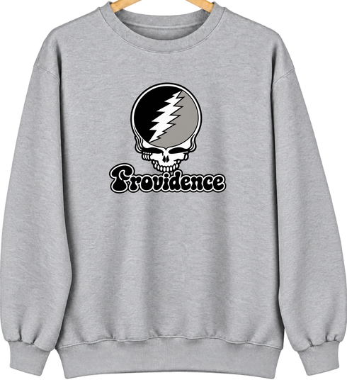 Providence Stealie Premium Unisex Crewneck — Design: Providence College — Sport Grey