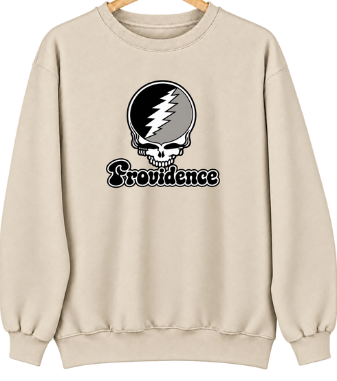 Providence Stealie Premium Unisex Crewneck — Design: Providence College — Sand