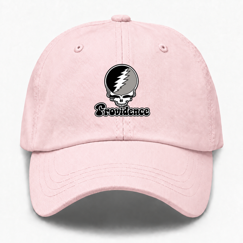 Providence Stealie Premium Unisex Dad Hat — Design: Providence College — Pink