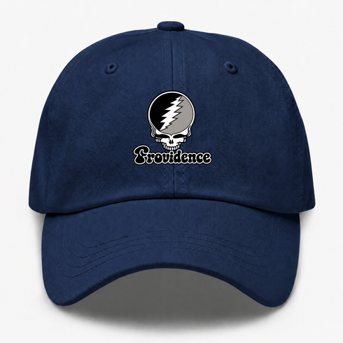Providence Stealie Premium Unisex Dad Hat — Design: Providence College — Navy
