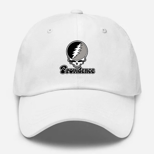 Providence Stealie Premium Unisex Dad Hat — Design: Providence College — White