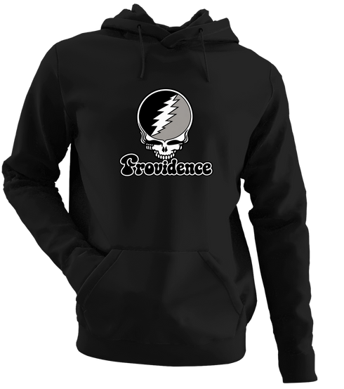 Providence Stealie Premium Unisex Hoodie — Design: Providence College — Black