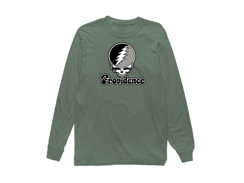 Providence Stealie Premium Unisex Long-Sleeve — Design: Providence College — Light Green