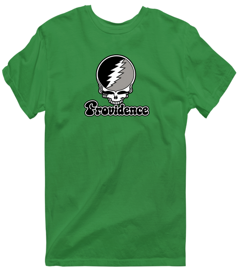 Providence Stealie Premium Unisex T-Shirt — Design: Providence College — Irish Green
