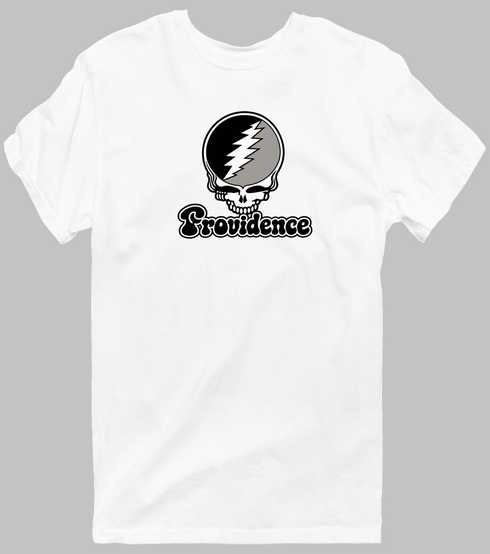 Providence Stealie Premium Unisex T-Shirt — Design: Providence College — White
