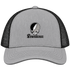 Providence Stealie Premium Unisex Trucker Cap — Design: Providence College — Heather Grey/Black