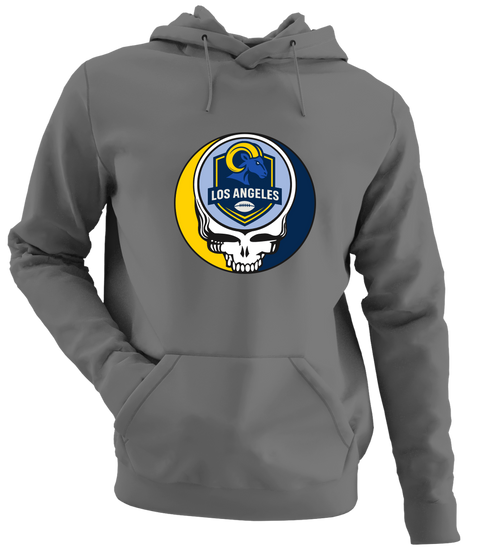 Los Angeles Football - Premium Grateful Dead Hoodie - Charcoal - 8