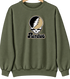 Purdue Stealie Premium Unisex Crewneck — Design: Purdue University — Military Green