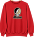 Purdue Stealie Premium Unisex Crewneck — Design: Purdue University — Red