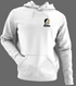 Purdue Stealie Premium Unisex Hoodie — Design: Purdue University — White/Grey