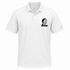 Purdue Stealie Premium Unisex Polo — Design: Purdue University — White