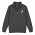 Purdue Stealie Premium Unisex Quarter-Zip — Design: Purdue University — Charcoal