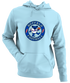 Buffalo Football Dancing Bear - Premium Grateful Dead Hoodie - Light Blue